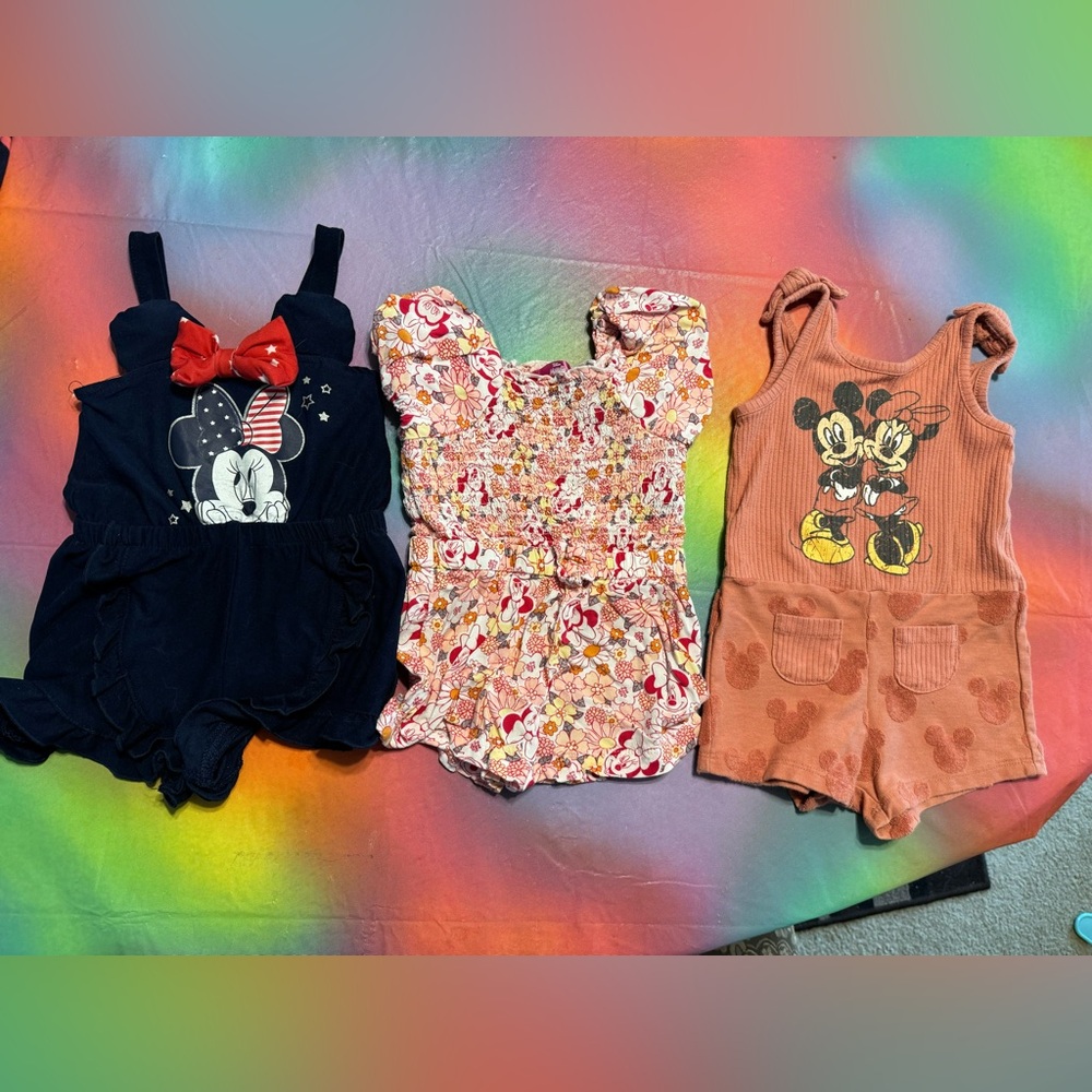 Disney baby rompers 12m